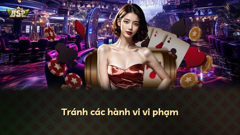 Tránh các hành vi vi phạm